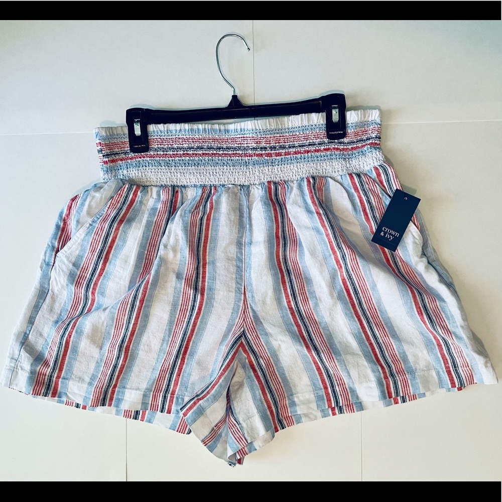 Crown & Ivy Linen Shorts (NWT)